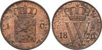 Niederlande: 1 Cent Utrecht 1870 Wilhelm III, 1849-1890: Prägefrisch