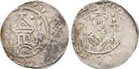 Würzburg Bistum: Denar Gottfried von Spitzenberg-Helfenstein 1186-1190 -