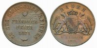 Baden: Friedrich I., 1852-1907. Gedenkkreuzer "Friedensfeier"