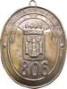 Belgien Antwerpen Stadt: Bronze Plakette des Haussierers der Stadt o.J. 19. Jhrh. ss