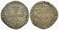 Frankreich: Ludwig XIII., 1610-1643. 1/4 Ecu