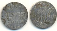 Mecklenburg Strelitz 1/6 Taler 1756 Kriegsgeld