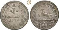 Braunschweig Calenberg Hannover: 1 Schilling Clausthal für Lauenburg Georg II, 1727-1760: -