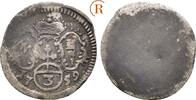 Würzburg Bistum: Einseitiger 3 Pfennig ( Dreier ) Adam Friedrich, 1755-1779: -