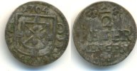Trier Erzbistum 1/2 Petermengen ( 1/2 Albus ) 1704
