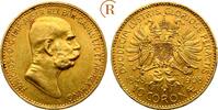 Österreich: 10 Kronen auf das 60 jährige Regierungsjubiläum 1908 Franz Joseph I, 1848-1916: vz-st