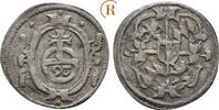 Dreier ( 1/96 Taler ) o.J., um 1609 Hildesheim Bistum: Ernst von Bayern, 1573-1612: ss