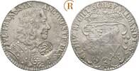 Lauenburg: 2/3 Taler mit Gegenstempel des Fränkischen Kreises Julius Franz, 1666-1689: -