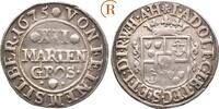 Bentheim Tecklenburg Rheda Grafschaft: 12 Mariengroschen Kirchstapel Johann Adolph, 1674-1700: -