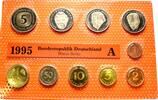 BRD: Kursmünzensatz 1 Pfennig bis 5 Mark -