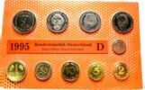 BRD: Kursmünzensatz 1 Pfennig bis 5 Mark -