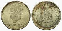 Weimarer Republik: Gedenkmünzen. 3 Reichsmark "Goethe"
