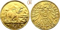 DEUTSCH-OSTAFRIKA  15 Rupien Tabora GOLD 1916 vz