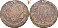Russland: 5 Kopeken Ekaterinburg 1781 EM Katharina II, 1762-1796: ss-