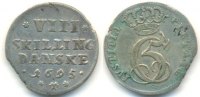 Dänemark 8 Skilling 1695