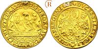 Schlesien Liegnitz Brieg: Dukat Brieg GOLD Georg, Ludwig und Christian, 1639-1663: -
