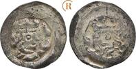 Bamberg Bistum: Pfennig Heinrich I. von Bilversheim, 1242-1257: -