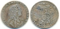 Mecklenburg Güstrow 2/3 Taler 1688 Rostock