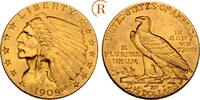 USA: 2 1/2 Dollar 1909 ss-vz