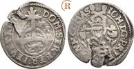 Anhalt Zerbst: Groschen 1664 Johann, 1621-1667: ss starker Schrötlingsfehler