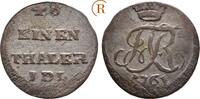Pommern unter schwedischer Besetzung: 1/48 Taler Stralsund Adolph Friedrich, 1751-1771: -