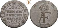 Pommern unter schwedischer Besetzung: 1/48 Taler Stralsund Adolph Friedrich, 1751-1771: -