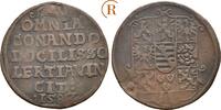 Sachsen Weimar: Rechenpfennig 1582 Friedrich Wilhelm und Johann, 1573-1603: ss Henkelspur