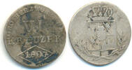 Würzburg Großherzogtum 6 Kreuzer 1807