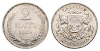 LETTLAND, Republik: 2 Lati