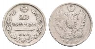 Russland: Alexander I., 1801-1825. 20 Kopeken