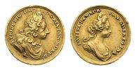 DÄNEMARK: Friedrich IV., 1699-1730. Goldmedaille im Dukatengewicht