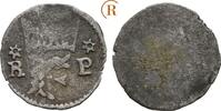 Böhmen Königreich: Einseitiger Schwarzpfennig Kuttenberg Ferdinand I, 1521-1564: -