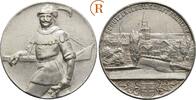 Schützenmedaille o.J. Konstanz Stadt:  ss-vz mattiert, entfernter Tragehenkel