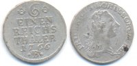 Preussen: Friedrich II., 1740-86. 1/6 Taler^ -