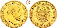Kaiserreich: Mecklenburg Schwerin: 10 Mark GOLD 1878 A Friedrich Franz II, 1842-1883: ss
