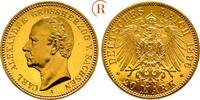 Kaiserreich: Sachsen Weimar Eisenach: 20 Mark GOLD 1896 A Carl Alexander, 1853-1901: PP minimale Kratzer