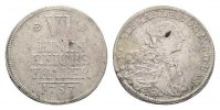 BRANDENBURG-ANSBACH: Christian Friedrich, 1757-79. 1/6 Taler