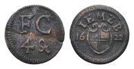 BRANDENBURG-ANSBACH: Joachim Ernst, 1603-1625. Kipper- 4 Pfennig