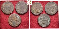 Polen: Solidus. Lot 3 Stück Johann Kasimir, 1648-1668: -