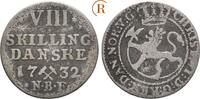 Norwegen: 8 Skilling Christian VI, 1730-1746: -