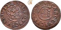 Riga Stadt: Solidus mit falscher Jahreszahl !! Carl X. Gustav, 1654-1660: -