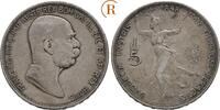Habsburg: 5 Kronen auf das 60. Regierungsjubiläum 1908 Franz Joseph I, 1848-1916: ss
