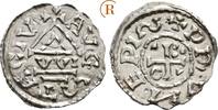 Augsburg Bistum: Denar Bruno, 1006-1009: vz+, Schrötlingsfehler am Rand, feine Erhaltung !!