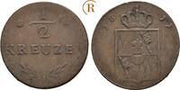 Würzburg Grossherzogtum: 1/2 Kreuzer Ferdinand von Österreich, 1808-1814: -