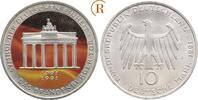BRD: 10 DM Brandenburger Tor Farbausgabe -