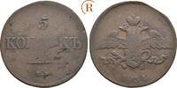 Russland: 5 Kopeken Ekaterinburg 1834 EM Nikolaus I, 1825-1855: ss-s