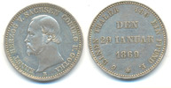 Sachsen Coburg Gotha: Ernst II., 1844-93: 1/6 Taler.