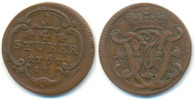 Köln Bistum: Max. Friedrich, 1761-84: 1/4 Stüber.