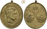 Preussen: Ovale Bronzemedaille auf die Goldene Hochzeit 1879 Wilhelm I, ... 10,00 EUR  zzgl. 1,00 EUR Versand