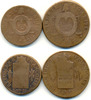 Frankreich: Constitution, 1791-93: 2 Sols 1793 BB und 1 Sols 1793 BB